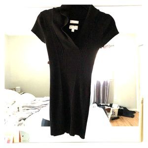 Fitted Knit Flattering MD Black Dress